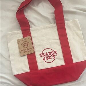 Red Trader Joe’s Tote Bag